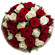 букет из красных и белых роз. Канада