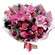 букет из роз и тюльпанов с лилией. Канада
